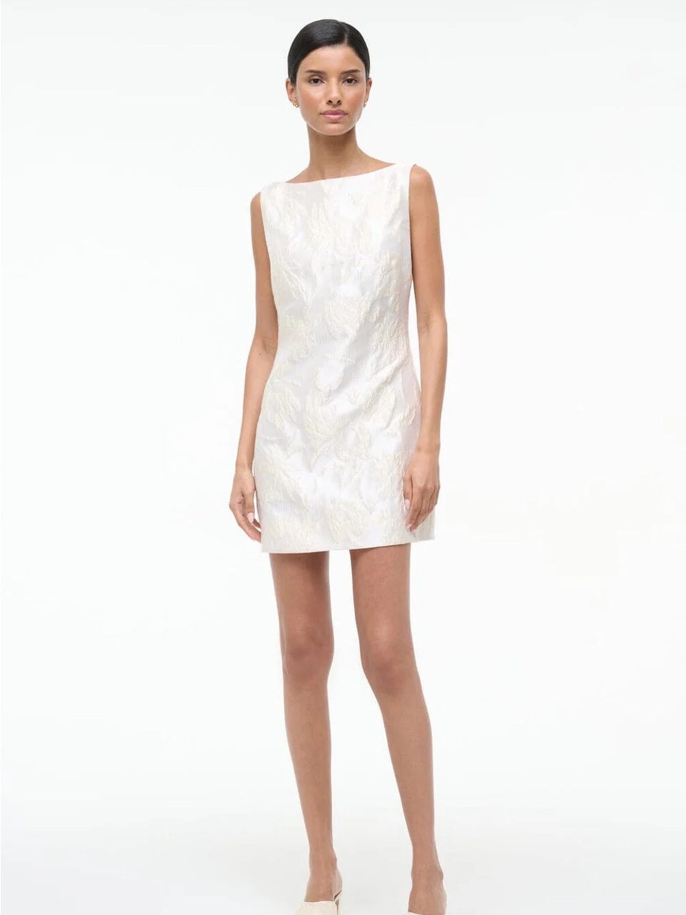 NEVER WORN STAUD Mimi Dress in Ivory